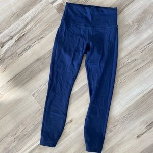 LIKE NEW -Lululemon Aling Leggings in Navy